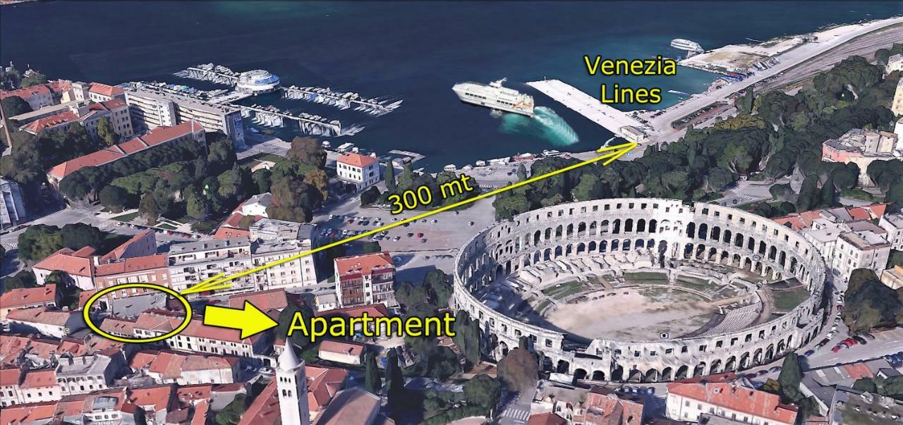 Arena Design Apartments With Free Private Parking And With A Terrace พูลา ภายนอก รูปภาพ